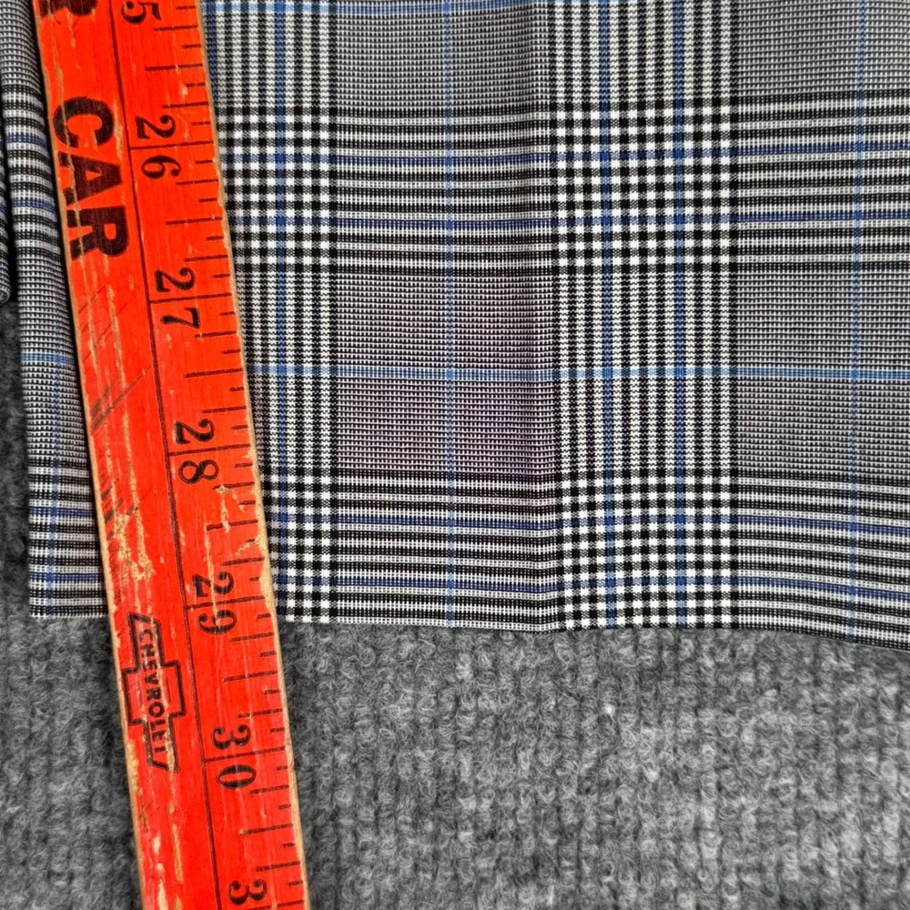 Lane Bryant Womens Plaid Pants Size 22 Straight Leg Ankle Workwear Office Preppy - Picture 7 of 8